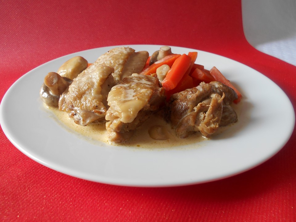 Fricassée de volaille au vin blanc | Les délices de Sylvie.fr